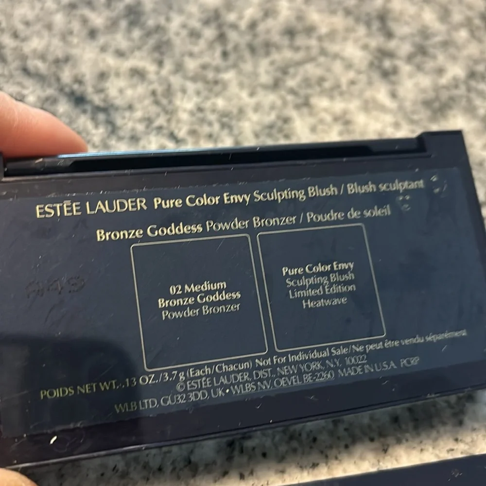 ESTEE LAUDER Envy Sculpting Blush Bronzer Powder 02 Medium & limited HEATWAVE